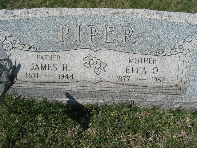 James H. and Effa O. Piper